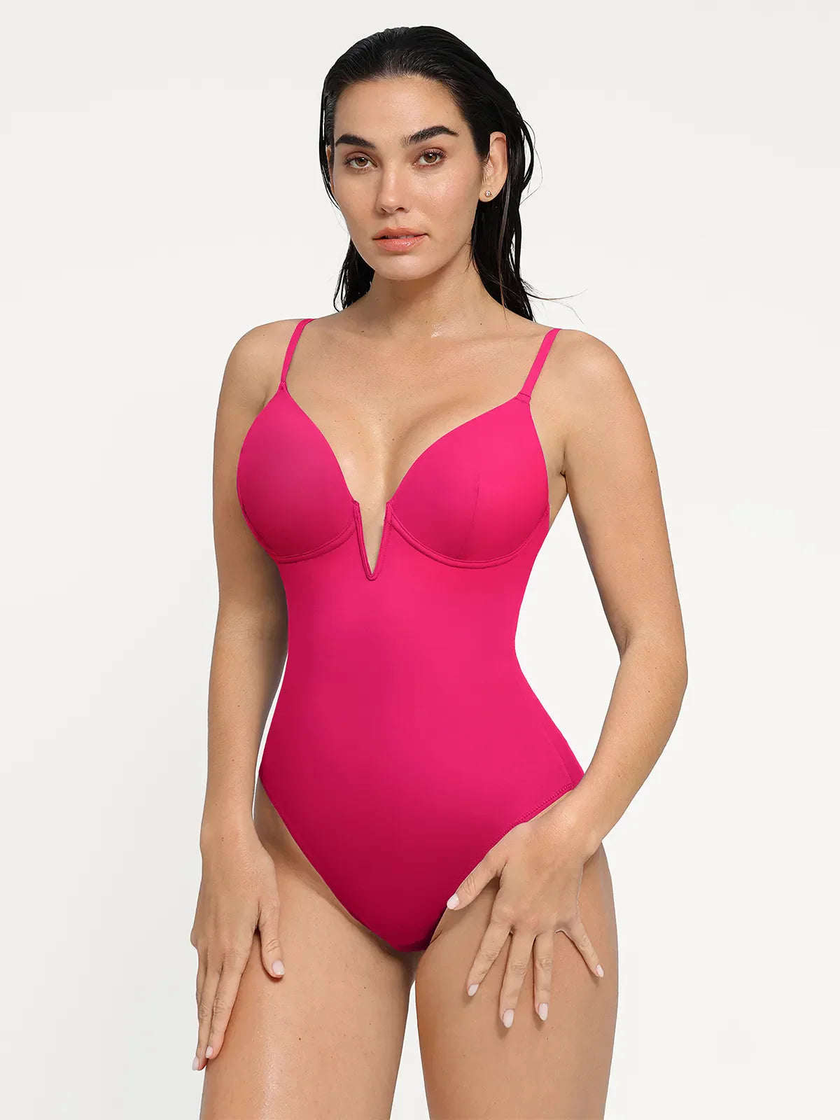Maillot De Bain Gainant Sculptant Col V