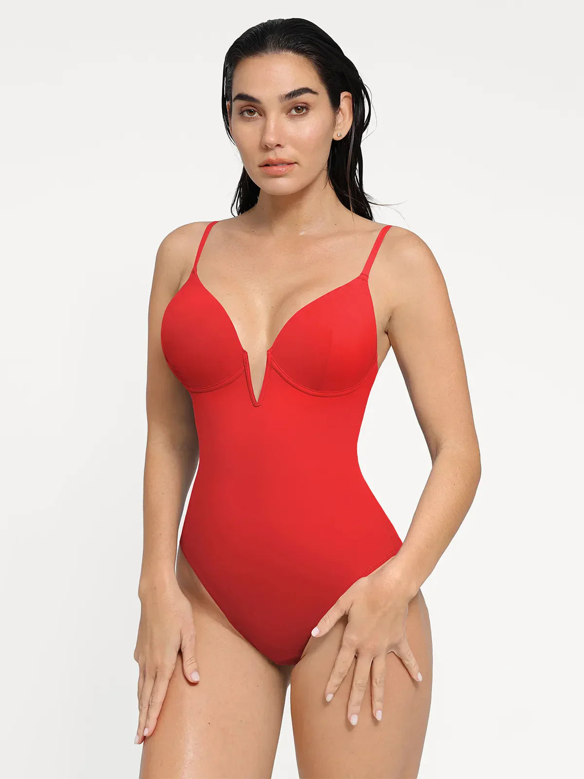 Maillot De Bain Gainant Sculptant Col V