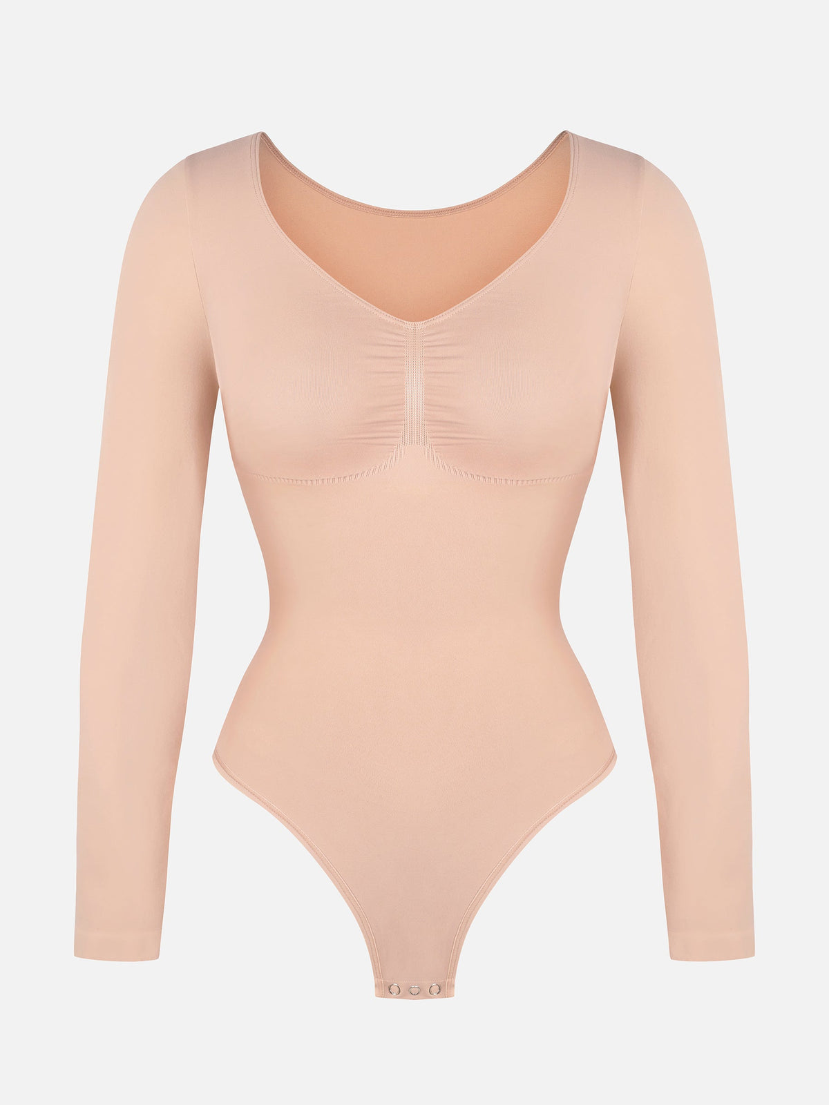 Body Gainant Sculptant Manches Longues Seconde Peau