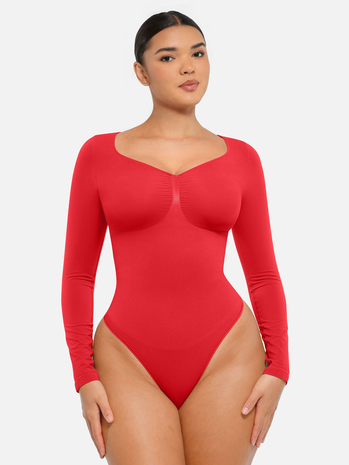 Body Gainant Sculptant Manches Longues Seconde Peau
