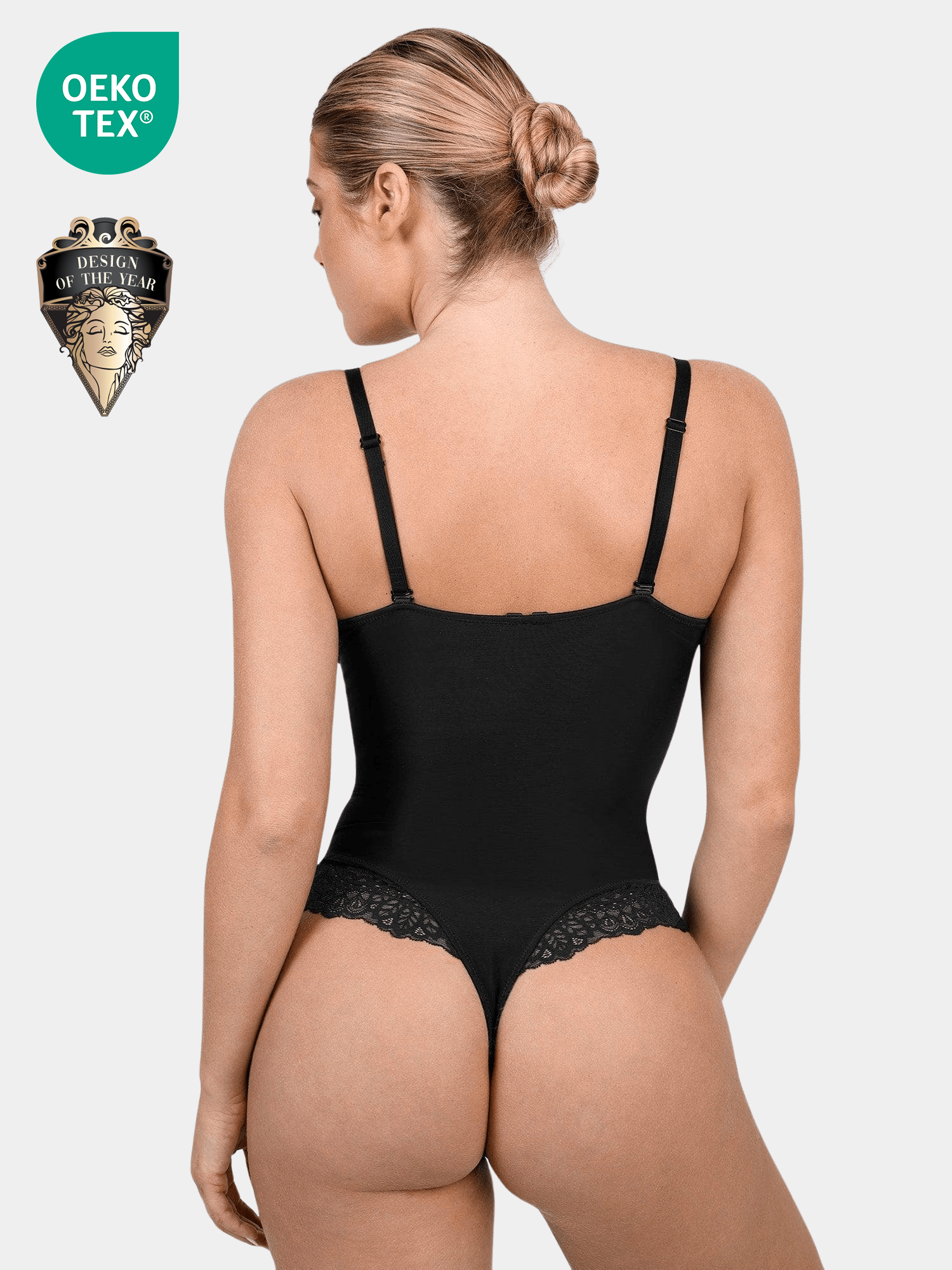 Body Gainant Sculptant à Dentelle